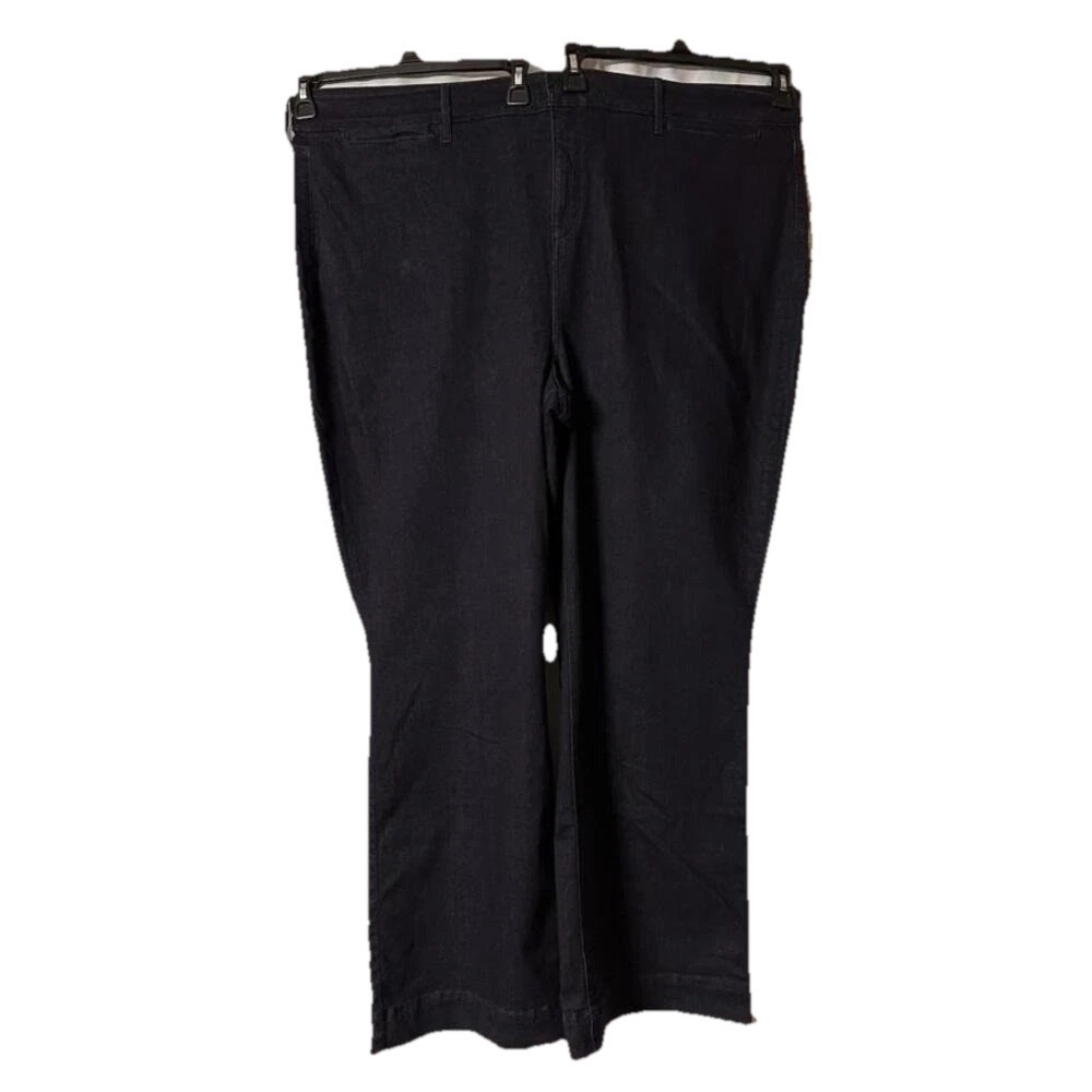 NWT Not Your Daughters Jeans NYDJ Womens Teresa Trouser Dark Wash Plus Size 28W